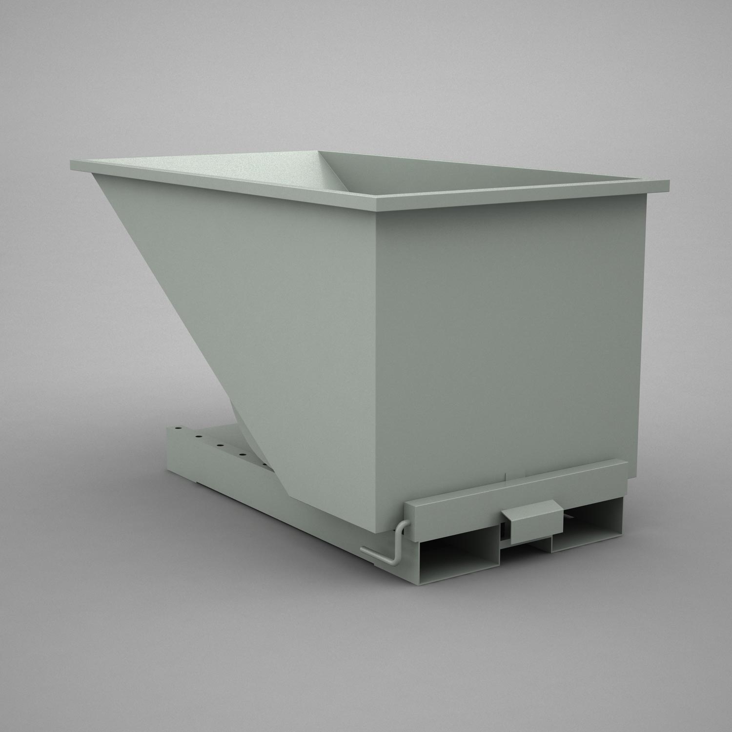 Køb Tipcontainer 600 L i grå